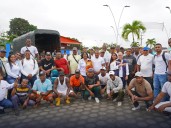 Entregaron kits de pesca artesanal a pescadores del Puente del Morro