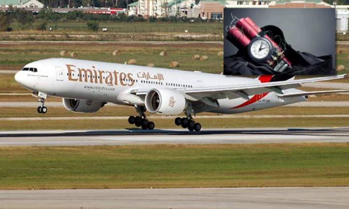 Bomb threat for Emirates flight coming from Dubai