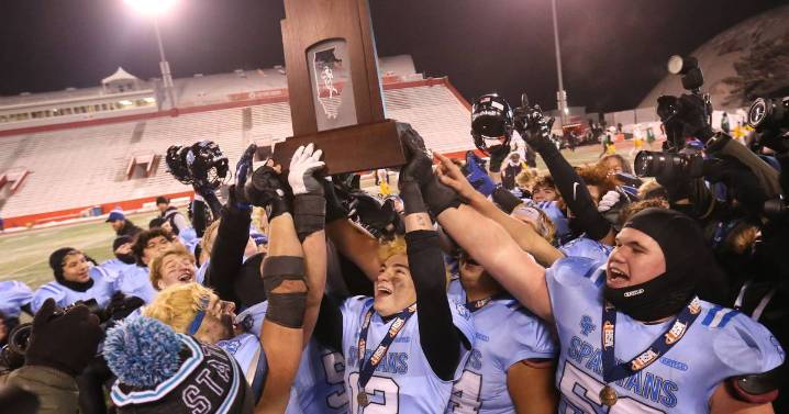 Photos: Wheaton St. Francis football wins thrilling 5A State championship over Providence Catholic