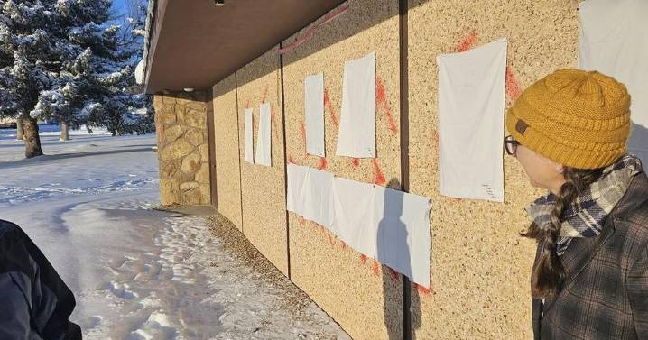 Mayflower Congregational Church in Billings vandalized with hate speech, symbols