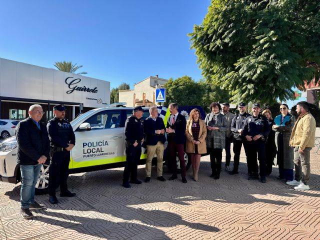 La Policía Local de Puerto Lumbreras estrena un vehículo 4x4 que servirá como patrulla rural gracias al compromiso del Gobierno Regional