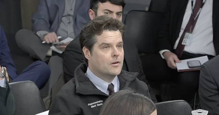 Matt Gaetz Cosplays as Reporter in Bonkers Pentagon Briefing