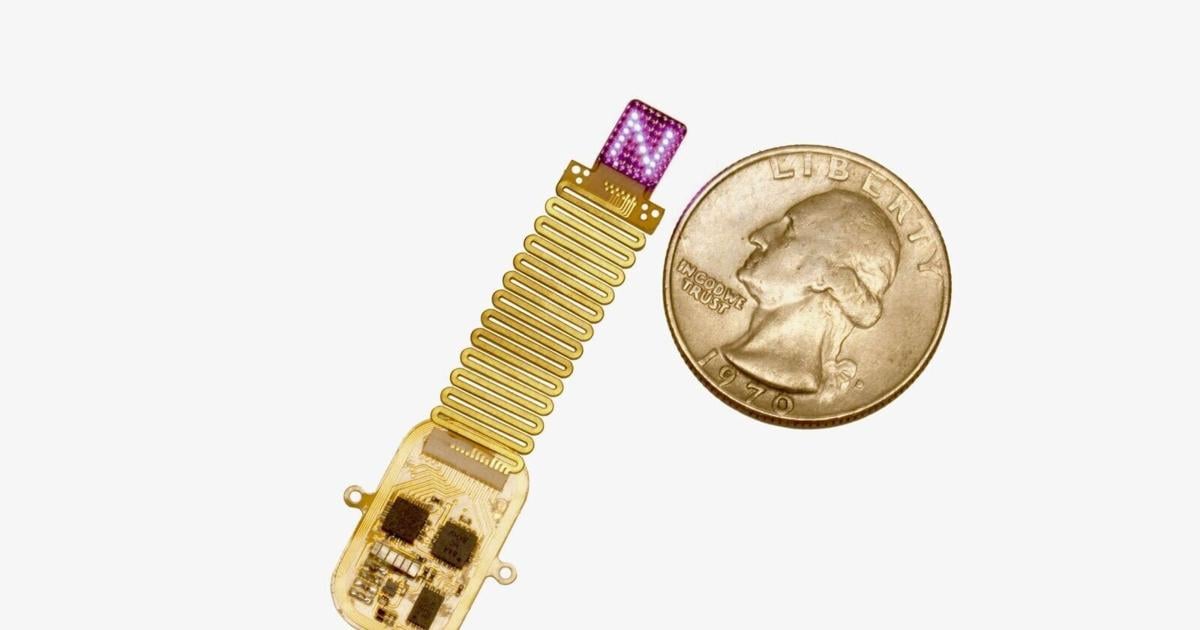 Implant that ‘talks’ to brain with light may help restore senses