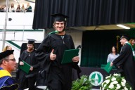 Nearly 350 walk in Slippery Rock University’s fall commencement
