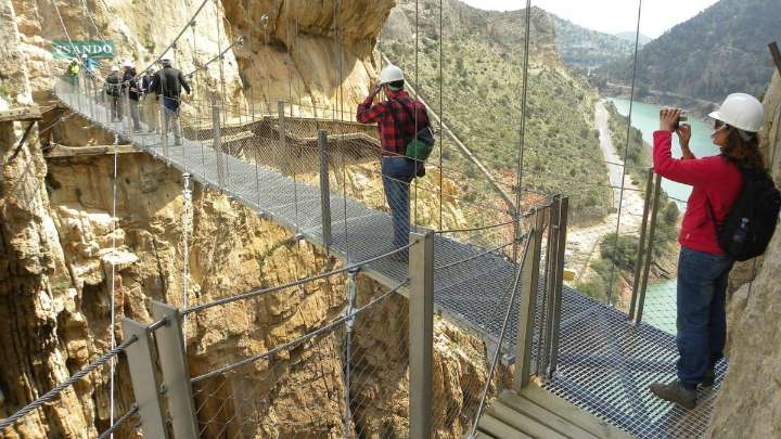 El Caminito del Rey se blinda: estrena conexión directa con la red de emergencias de Andalucía