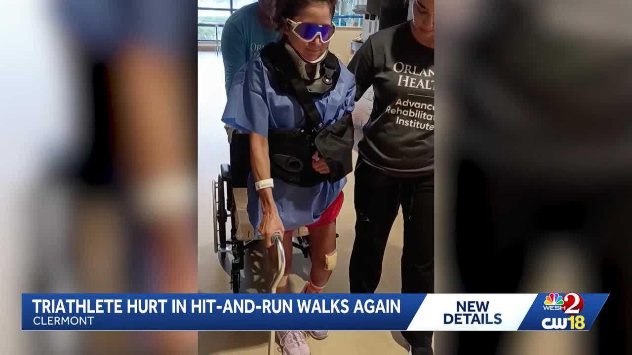 Triathlete recovering after Clermont hit