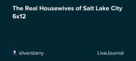The Real Housewives of Salt Lake City 6x12: ohnotheydidnt
