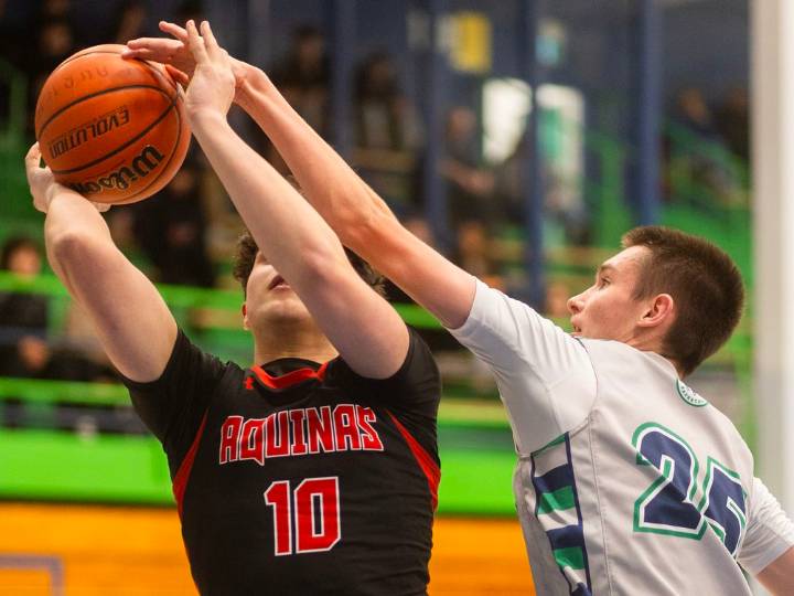PHOTOS: Laurier vs. St. Thomas Aquinas, TVRA senior boys basketball