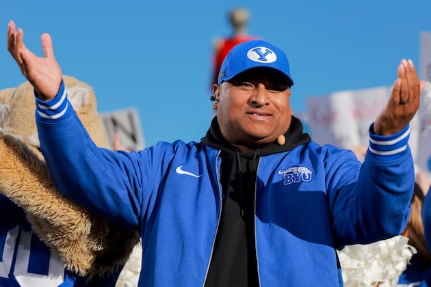 Big 12 commish, Kalani Sitake hype championship game as Penn State rumors heat up