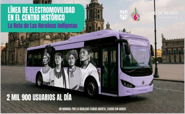 CDMX prepara el "Centrobús" rumbo al Mundial 2026; nueva ruta eléctrica conectará atractivos del Centro Histórico