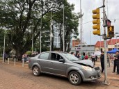 Un hombre falleció tras protagonizar un siniestro vial en el centro de Oberá