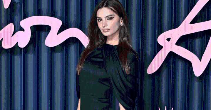 Emily Ratajkowski's Super Short Minidress Rides Daringly High