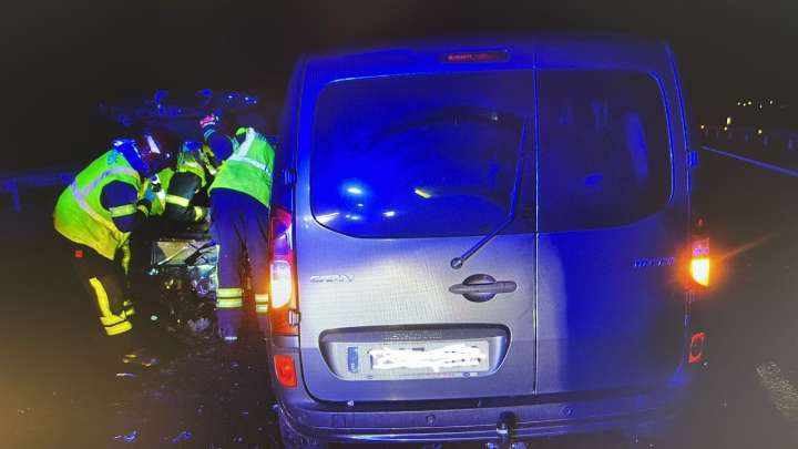 Una mujer muere en un accidente en Muíños (Ourense) y su marido de un infarto al recibir la noticia