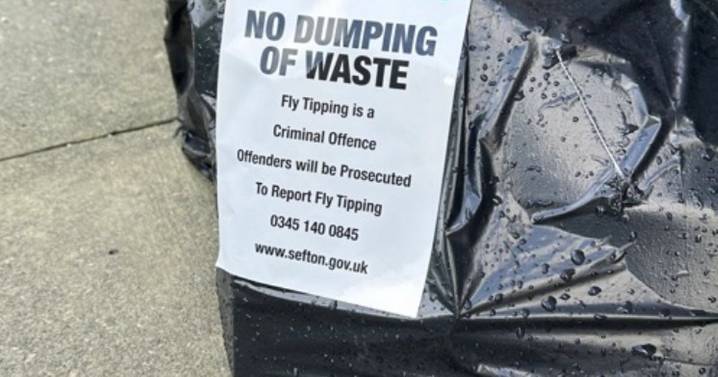 'Potentially hazardous' rubbish dumped with washing machine and office chair in street