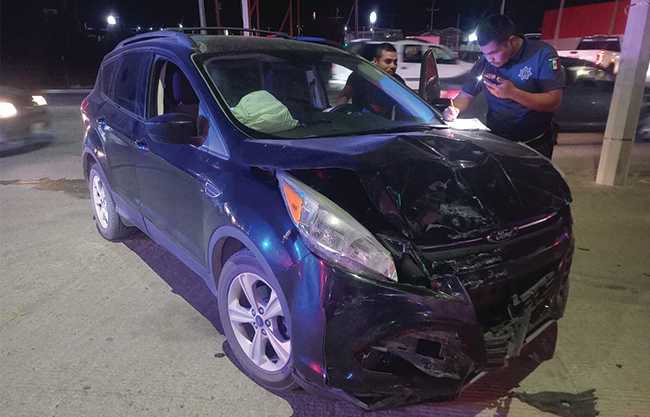 Provoca choque en la colonia Obrera