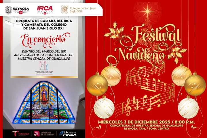 Presenta Gobierno de Carlos Peña Ortiz programa musical por aniversario de la Concatedral de Nuestra Señora de Guadalupe