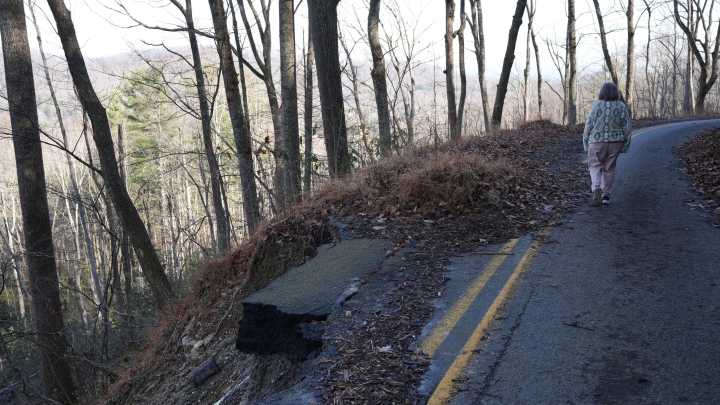 Wrecked in Helene, Henderson County road will take years…