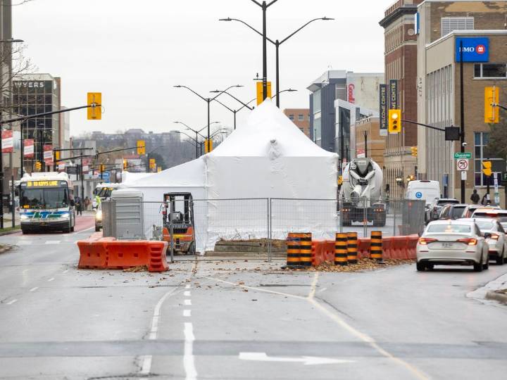 What's being done with downtown's People and the City monument?