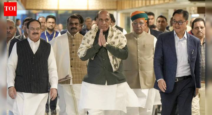 BJP brass meets in Parl, likely on next party chief