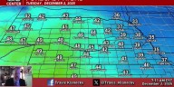 Milder temperatures today will help to melt off some more snow and ice