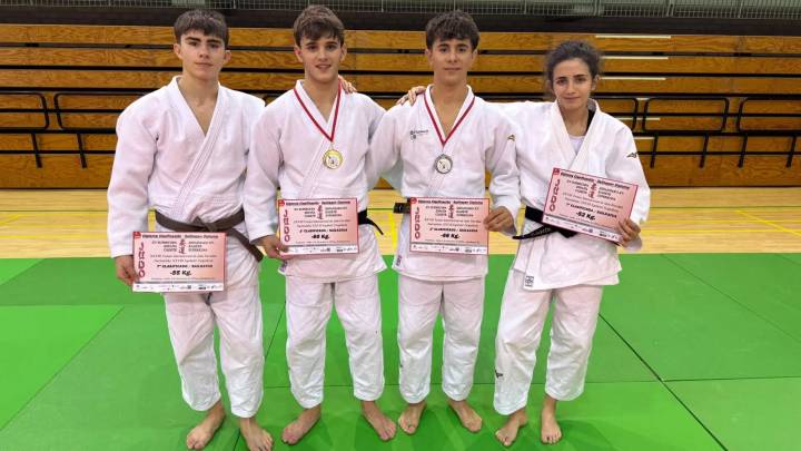 Gran papel del judo altoaragonés en la Supercopa de España Cadete