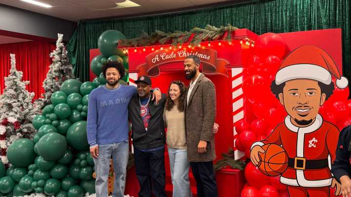 Inside Detroit Pistons star Cade Cunningham's holiday giving event