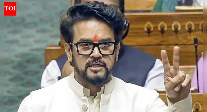Anurag Thakur says TMC MP vapes in House, stirs uproar