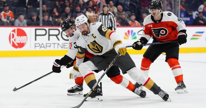 Mark Stone scores 2nd goal of game as Philadelphia Flyers fall to Vegas Golden Knights in OT