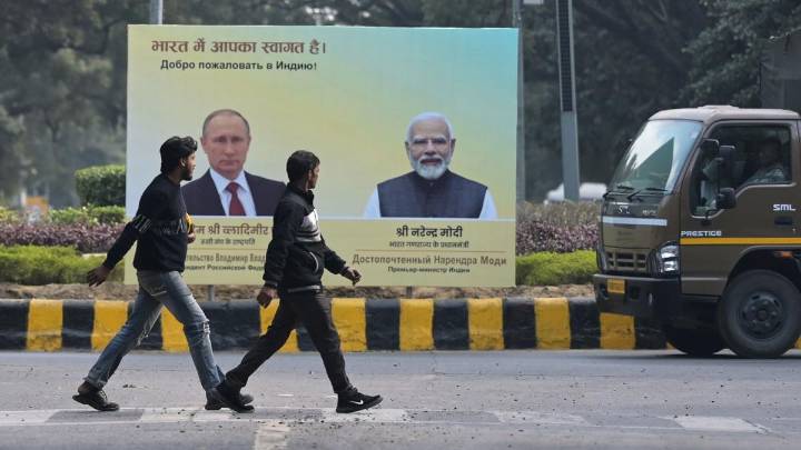 Putin llega a la India con más petróleo y armamento para Modi, aliado clave de Moscú para su maquinaria de guerra