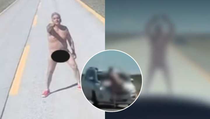 Chileno desnudo y en estado de ebriedad fue detenido tras atacar a un vehículo argentino en ruta internacional hacia Punta Arenas