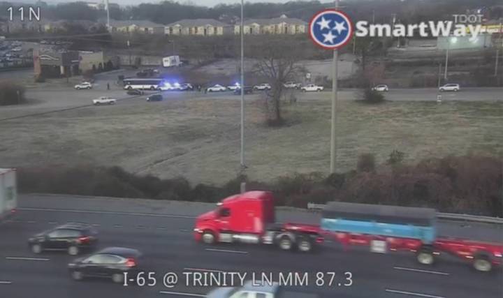 Injuries reported in WeGo bus crash off I