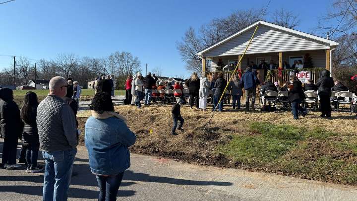 Survivors receive keys to new homes four years after tornado