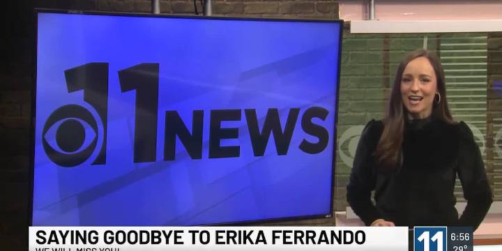 WATCH: Saying goodbye to 11 News Morning Anchor Erika Ferrando!