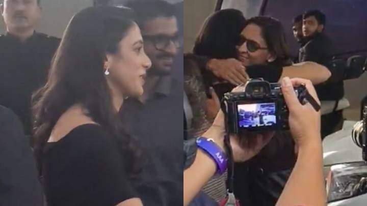 Watch: Mandhana makes first public appearance since calling off wedding, hugs Harmanpreet