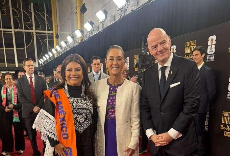 Sheinbaum llega al Kennedy Center para el sorteo de la FIFA