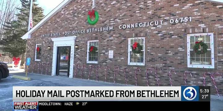 Bethlehem post office draws holiday visitors seeking special Christmas postmark