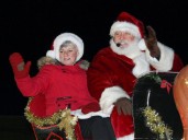 Festive beats and bright lights power Pembroke’s Santa parade