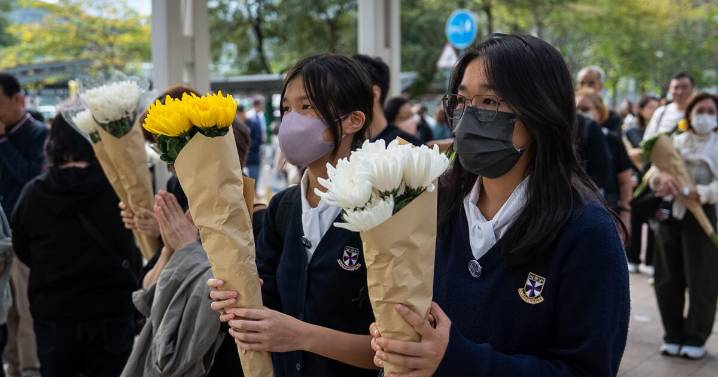 Hong Kong fire probe reveals unsafe netting as public mourns and government stifles dissent