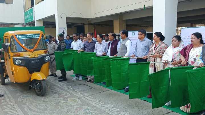 Mayor launches auto hoppers, super suckers to boost waste management in Agartala
