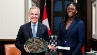Prime Minister Carney hosts Canadian tennis star Mboko on Parliament Hill