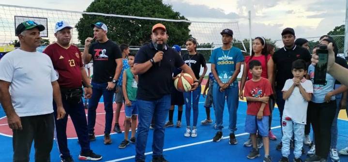 En Cedeño el Poder Popular de la Juventud recupera espacios deportivos