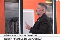 Novaresio mostró la “pirámide de la pobreza” y la realidad le estalló en la cara con los datos de “la clase baja”