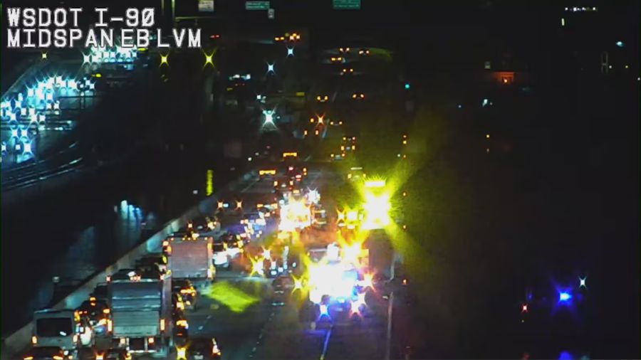 Seattle Fire rescues person from water near middle of I