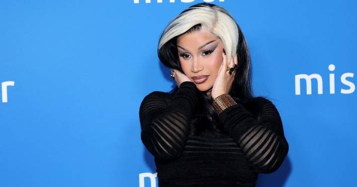 Cardi B in Leather Crop Top & Pants Is a Blessing on Your Feed