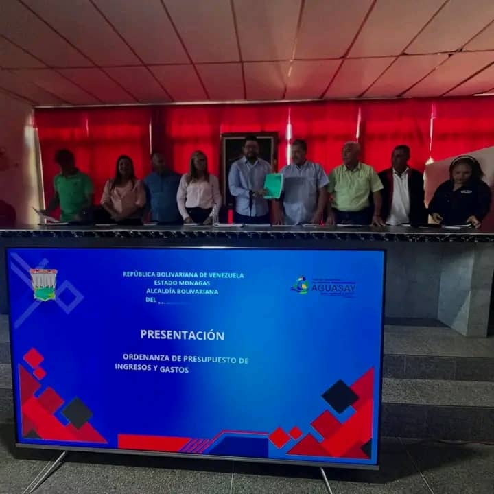 Alcalde de Aguasay presenta el Proyecto de Presupuesto de Ingresos y Gastos 2026