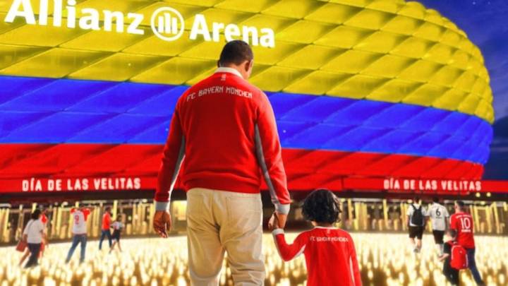 Este es el emotivo mensaje que el Bayern Múnich de Luis Díaz envió a los colombianos por el Día de las Velitas