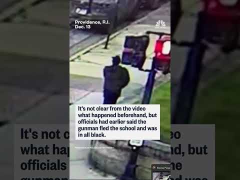 Authorities release video of possible Brown University shooter