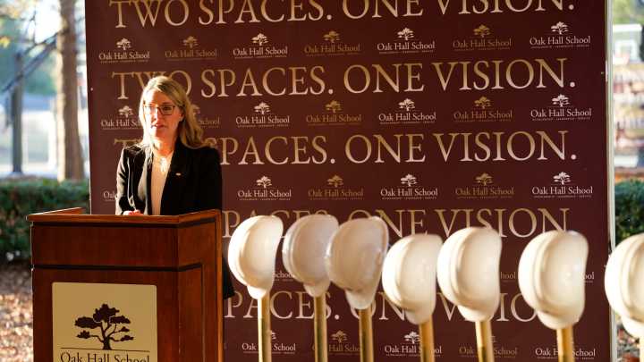 Oak Hall School breaks ground on two new gymnasiums