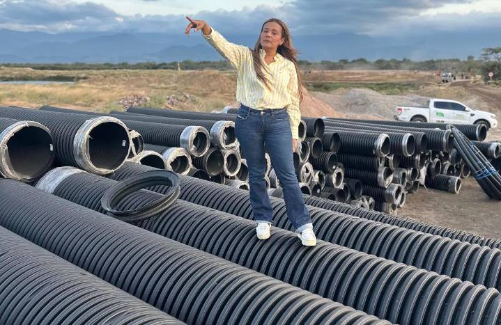 Obras de saneamiento avanzan en la Ebar de San Juan del Cesar