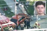 8 high school track athletes injured during training run after car veers onto sidewalk in suspected DUI crash